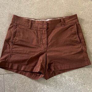 J.Crew 4” chino shorts. Size 6